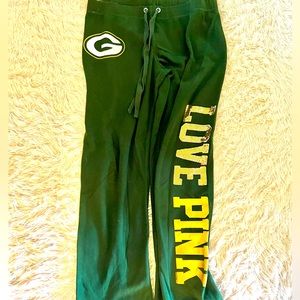 Pink by Victoria’s Secrets Packers sweatpants